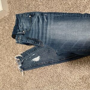 Buckle black skinny jeans fit no75